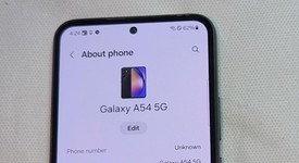 Good
													Samsung Galaxy A54 5G - Cricket, Graphite, 128 GB, 6 GB, photo 2 of 4
