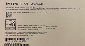 New
													Apple iPad Pro 13" (M5) 2025 - Wi-Fi, Apple M5 10-Core, Space Black, 1 TB, A3360, Standard Glass, photo 3 of 5