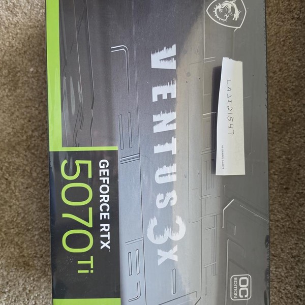 MSI GeForce RTX 5070 Ti - G507T-16V3C, VENTUS 3X OC