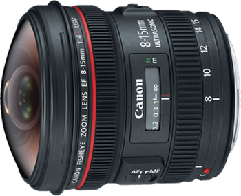 Canon EF 8-15mm f4L Fisheye USM Ultra-Wide Zoom for sale