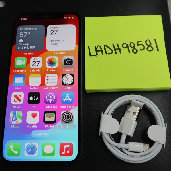 Apple iPhone 12 - Unlocked, 64 GB, Black, A2172