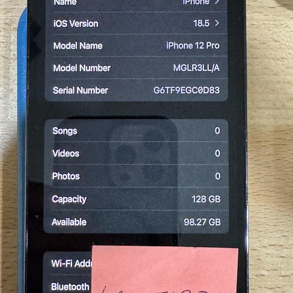Apple iPhone 12 Pro - Unlocked, 128 GB, Pacific Blue, A2341