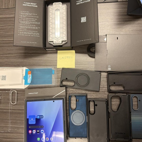 Samsung Galaxy Z Fold7 - Unlocked, 256 GB, Blue Shadow, 12 GB, SM-F966U1