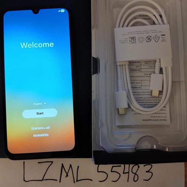 Samsung Galaxy A15 5G - Boost, 128 GB, Black & Blue, 4 GB