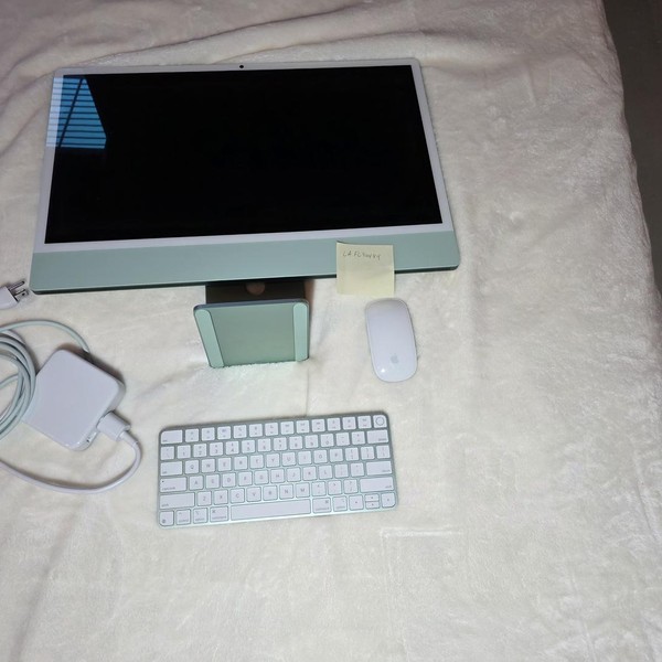 iMac 2024 24 inch - 512 GB, Green, 24 GB, Apple M4, Ethernet+ PlusWiFi, 10-core GPU