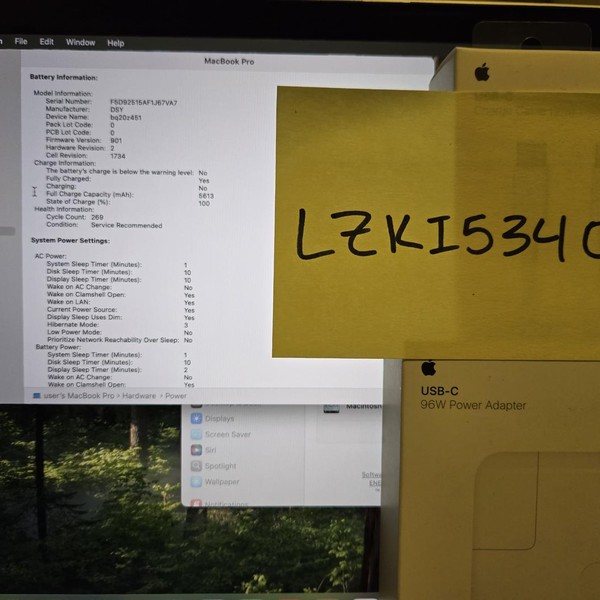 MacBook Pro 2019 - 15 inch - I9, Gray, 512 GB, 16 GB