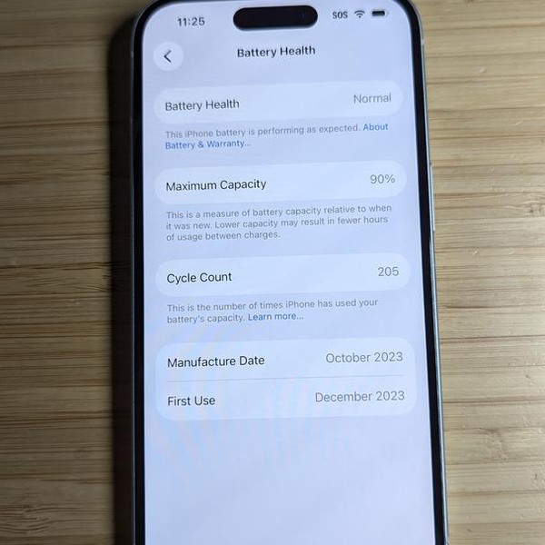 Apple iPhone 15 - Unlocked, 128 GB, Blue, A2846