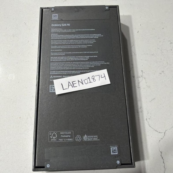 Samsung Galaxy S25 FE - Unlocked, 256 GB, Navy Blue, SM-S731U1