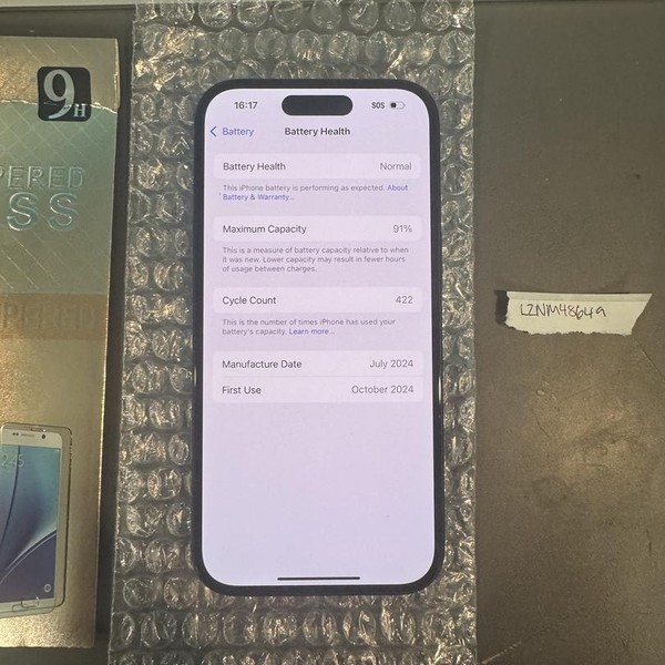 Apple iPhone 15 - Unlocked, 256 GB, Black, A2846