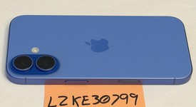 Mint
													Apple iPhone 16 - Unlocked, Ultramarine, 128 GB, A3081, photo 2 of 8