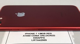 Good
													Apple iPhone 7 - Unlocked, Red, 128 GB, A1660, photo 5 of 7