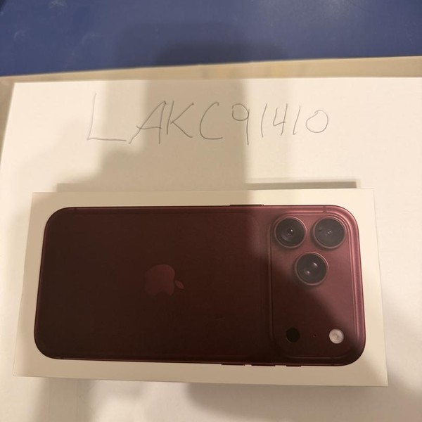 Apple iPhone 18 Pro Max - Unlocked, 256 GB, Burgundy, a3473
