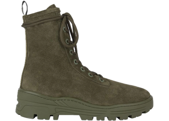 Yeezy Thick Suede Combat Boot Military (Season 6) for sale