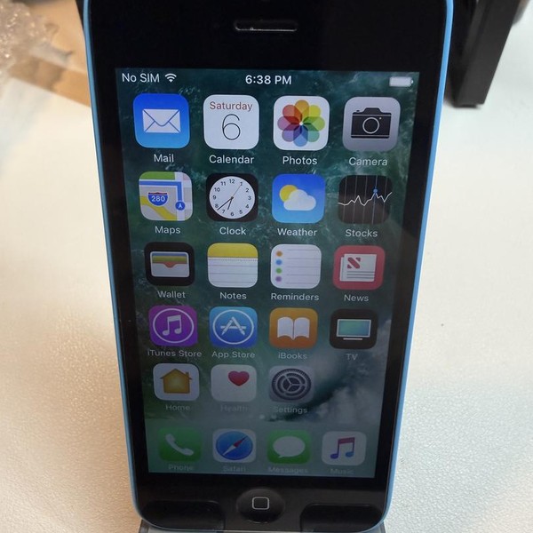 Apple iPhone 5C - Unlocked, 8 GB, Blue, A1532, GSM