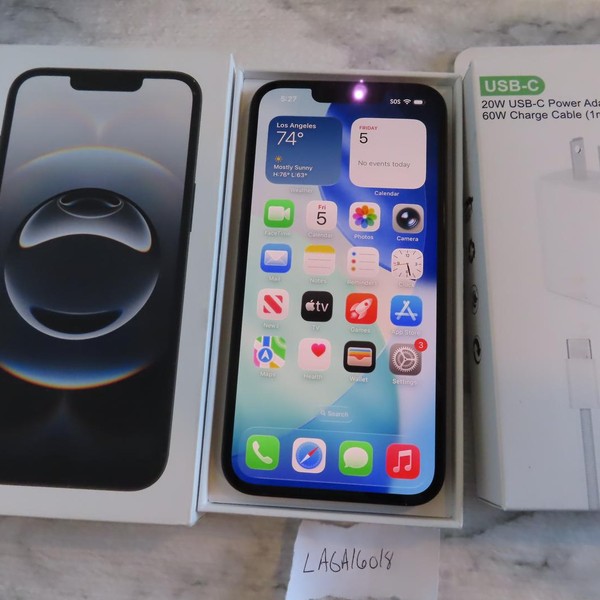 Apple iPhone 16e - Verizon, 128 GB, Black, A3212