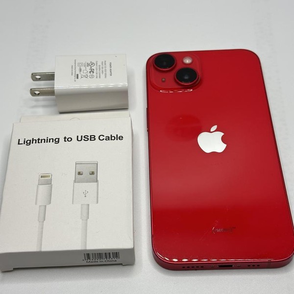 Apple iPhone 14 - Unlocked, 128 GB, Red, A2649