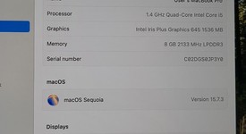 Good
													MacBook Pro 2020 - 13" - I5, Gray, 512 GB, 8 GB, photo 3 of 9