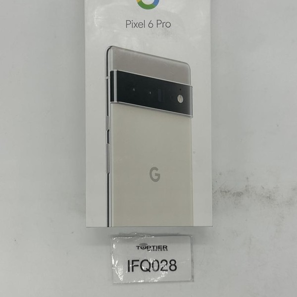 Google Pixel 6 Pro - Unlocked, 128 GB, White, 12 GB, G8VOU