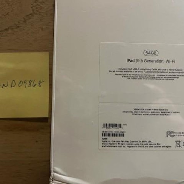 Apple iPad 9th Gen - Wi-Fi, 64 GB, Gray, A2602
