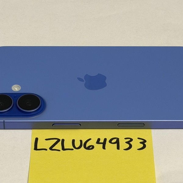 Apple iPhone 16 - AT&T, 128 GB, Ultramarine, A3081