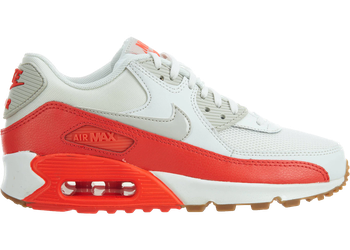 Nike Air Max 90 Essential Summit White Light Brown-Bright Crimson (Women's) for sale