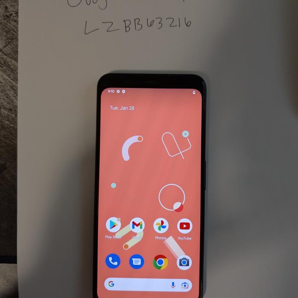 Google Pixel 4 XL - Unlocked, 64 GB, Orange, 6 GB, G020J, Google Edition