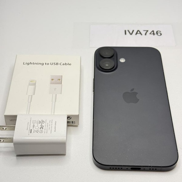 Apple iPhone 16 - Unlocked, 128 GB, Black, A3081