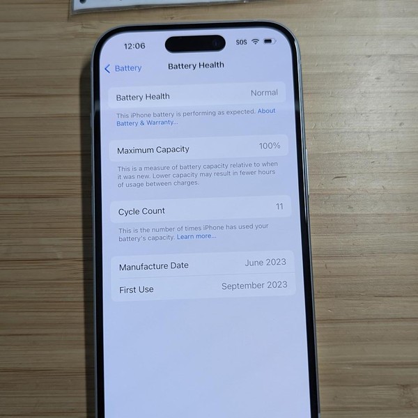 Apple iPhone 15 - Unlocked, 128 GB, Blue, A2846