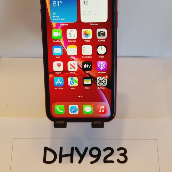 Apple iPhone Xr - Unlocked, 64 GB, Red, A1984