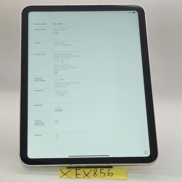 Apple iPad (11th Gen) - Unlocked, 128 GB, Silver, A3355