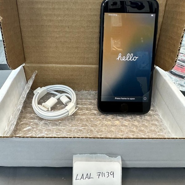 Apple iPhone SE 3rd Gen 2022 - Unlocked, 64 GB, Midnight, A2595