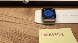 Good
													Apple Watch Series 7 45mm - Unlocked, Starlight, A2477 - Cellular, Nike, photo 1 of 13