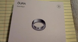 New
													Oura Ring Gen 4 - Brushed Silver, Size 9, photo 1 of 4