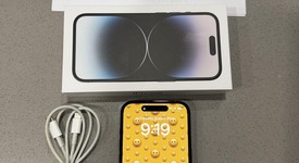 Good
													Apple iPhone 14 Pro - Unlocked, Black, 256 GB, A2650, photo 1 of 5