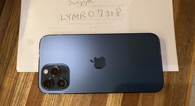 Good
													Apple iPhone 12 Pro Max - Unlocked, Pacific Blue, 256 GB, A2342, photo 5 of 9