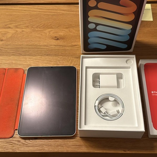 Apple iPad Mini 6th Gen - Unlocked, Starlight, 256 GB, A2568