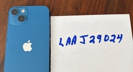 Good
													Apple iPhone 13 - Unlocked, Blue, 128 GB, A2482, photo 3 of 10