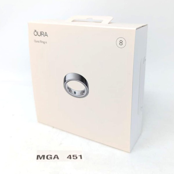 Oura Ring Gen 4 - Silver, Size 8