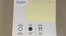 New
													Oura Ring Gen 3 - Black, Size 11, Heritage, photo 1 of 4