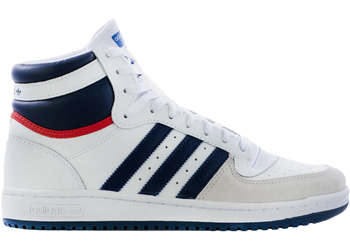 adidas Top Ten Hi White Navy Red for sale