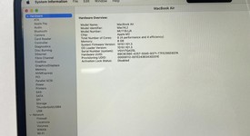 Good
													MacBook Air 2022 - 13" - Apple M2, Starlight, 256 GB, 8 GB, photo 3 of 12