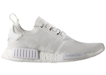 adidas NMD R1 Primeknit Triple White for sale