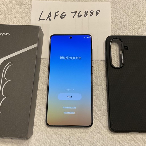 Samsung Galaxy S26 - Spectrum, 256 GB, Black, 12 GB, SM-S942U
