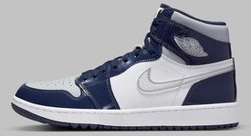 New
													Jordan 1 Retro High Golf Patent Midnight Navy - 9, photo 1 of 7