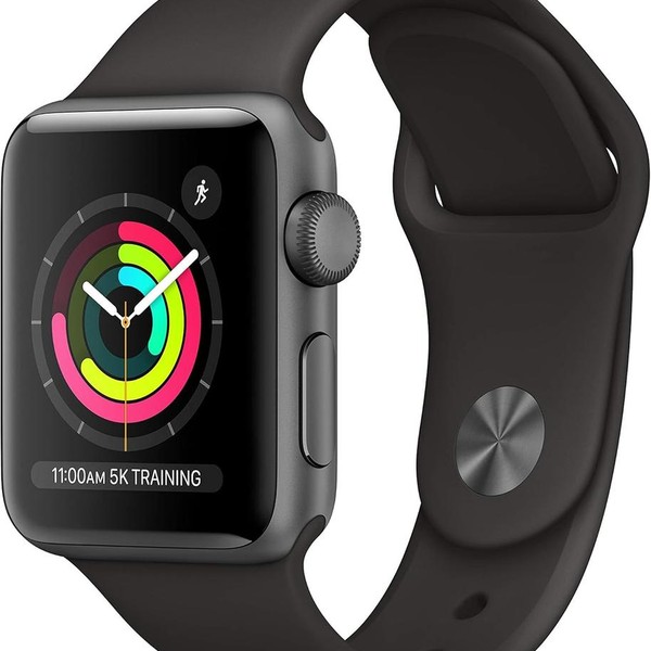 Apple Watch Series 3 38mm - Gray, A1858, Aluminum - GPS