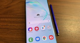 Good
													Samsung Galaxy Note 10 Plus 5G - Verizon, Aura Glow, 256 GB, 12 GB, SM-N976V, photo 1 of 3