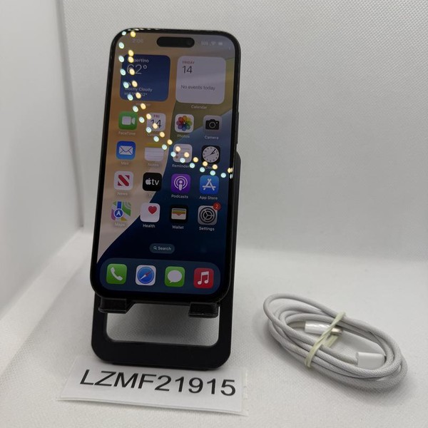 Apple iPhone 15 - Unlocked, 128 GB, Black, A2846