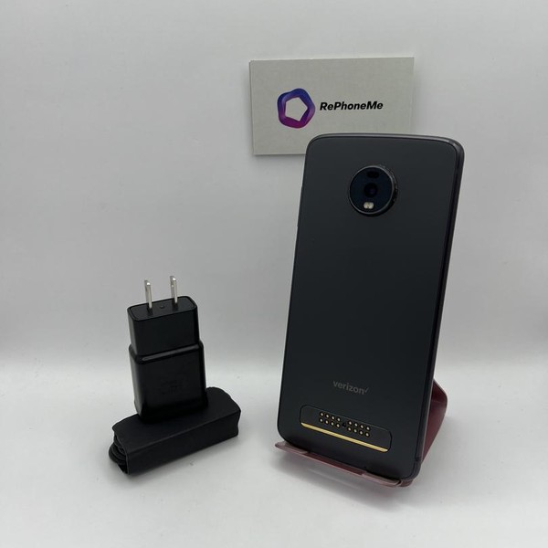 Moto Z4 - Unlocked, 128 GB, Gray, 4 GB, Amazon Edition