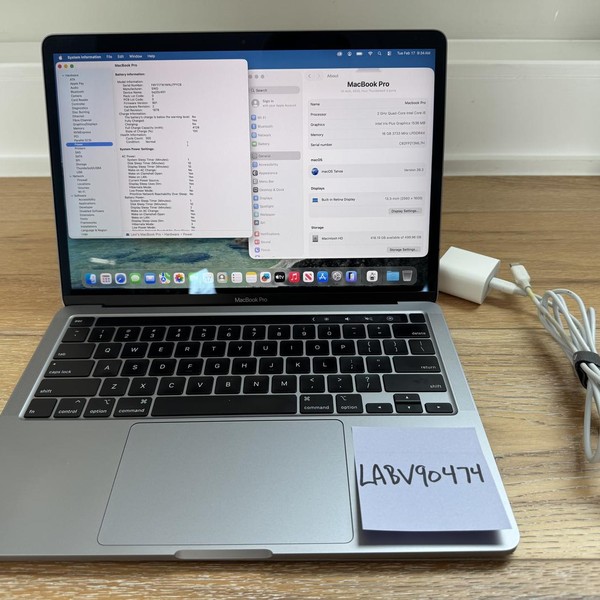 MacBook Pro 2020 - 13 inch - 512 GB, Gray, 16 GB, Intel Core i5