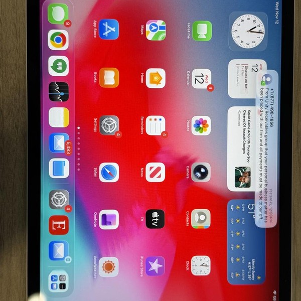 Apple iPad Pro 11 inch 3rd Gen 2021 - Wi-Fi, 1 TB, Silver